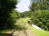 Brcke bei Rosenthal nach Beendigung der Baumanahme ca. 100m weiter, rechts der Kanal, Blick in Richtung Nord-Ost (24.7.04), (c) Sebastian F.